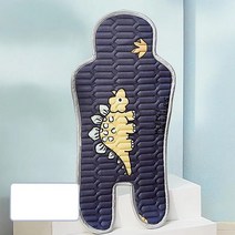 Baby Stroller Seat Cushion Newborn Toddler Trolley Mattress Car Print Latex Breathable Pad Accessori, [03] dinosaur