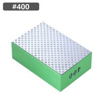 다이아몬드 핸드 폴리싱 패드 95x60mm 타일 유리 연마 그라인딩 블록 패드 스톤, 400방