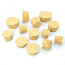 주전자 실험실 상단 직경 32mm ~ 83mm 나무 코르크 유리 병 마개 주전자 푸딩 캡 테스트 튜브 플러그 5 개, 67x57x35mm