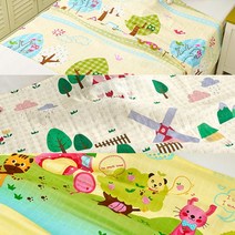 순면 이불 거즈 담요 얇은 아기 블랭킷 유아 홑이불 100x155 3종류, 코코베리