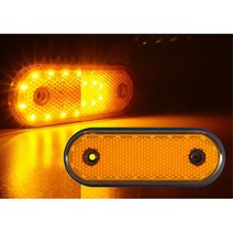 용달차 포터2 LED 사이드 램프 24V 옐로우 추레라 화물트럭 2.5톤 윙바디 트레일러 25인승 관광버스 공사차량 메가 벤츠 스카니아 대형차