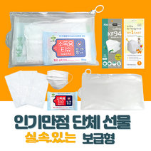 [보급형방역키트] 방역물품/방역용품/방역키트/KF94/마스크/소독티슈[한나s] 방역세트, 2 TYPE