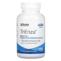 Houston Enzymes 효소 180 캡슐 Peptidase Amylase 아밀레이스 Protease 단백질분해효소 Glucoamylase 말테이스