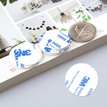 강력한 3M 양면 원형 조각테이프 6종, 3mm, 30mm 4개
