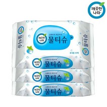 땡큐온 깨끗한나라 페퍼민트 물티슈 휴대용 30매 x3개, 단품