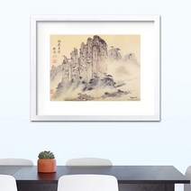 나봄갤러리 김홍도 옥순봉 액자, 2.심플 화이트 액자