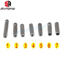 3D프린터 관련 부품 용품 MK8 M6 용 3D 프린터 부품 1.75mm 필라멘트 스테인레스 스틸 스로트 PTFE 튜브 노, 03 3