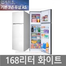 SP 소형 원룸 미니냉장고 당일배송, 168B0W(화이트)
