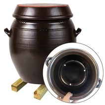 신선그린항아리 소금간수빼는항아리 20kg - 40kg 바닥타공, 1개