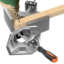 코너클램프 목공고정작업 퀵그립 바이스 직각 사이드고정 앵글작업 만력기 DIY공예 고정클립 알루미늄합금 용접 목공 직각 ALLOY재질 90도 클립 클램핑 스윙90