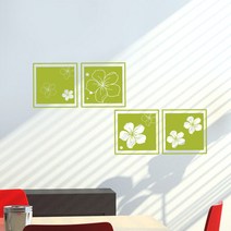 큐데코 셀프인테리어 포인트스티커, 모던갤러리 - 올리브