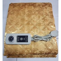 전기장판 국내산 new한일전기요 100x180cm 중형 황금색 자가드원단 전자파 안전인증전기장판, 단품