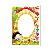 백설공주거울 벽장식용 아이방 감성 벽거울 안전미러