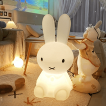 미피조명 무드등 수유등 수면등 토끼램프 취침등 집들이 선물 7색등, 28CM 7색 라이트+리모컨