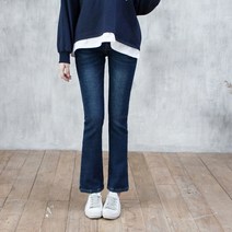 에이브릴진 여성용 슬림 부츠컷 본딩기모 BV_8124