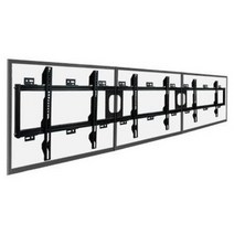 N114 LED 벽걸이 브라켓 멀티비젼((블랙)65형3대), 블랙-PW-LH3 65형3대