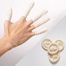 손가락골무 손가락 고무장갑 보호링 골무 핑거캡, 검정