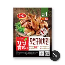 자연실록오븐구이치킨 770g 2봉, 상세페이지 참조