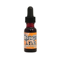 Ranger Tim Holtz 디스트레스 잉크 Re잉크er 14.2g(1/2온스) 빈티지 사진, 조각된 호박