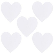 이젤 거치대 화판 하트 모양 코튼 드로잉 보드 5 개 두꺼운 아트 페인팅 아티스트 종이 오일 페인트 캔버, 01 white