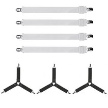 스프렉스 침대시트 고정밴드 이불패드고정 집게 DS-E353, DS-E353 고정밴드 Y형1P(화이트)