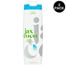 Jax Coco Coconut Water 코코넛 워터 에너지 음료 1L X 2팩, 1개