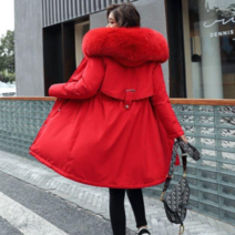 예티 겨울 라쿤스타일 패딩야상점퍼 래인코트