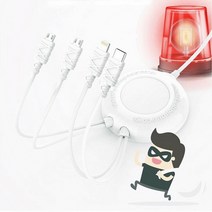 업소용충전기 팝폰 업소용 공공장소 도난방지 멀티케이블 충전기, 민트 TC-41