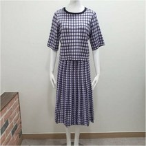 NC 티렌 체크무늬 투피스 L211PWK173_NC