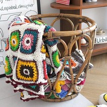 인디아 크로쉐 테이블보 블랭킷 (3type).꾸미까, 엣지그레이