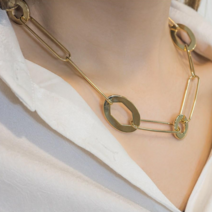 조이앤에스 육각벌집클립목걸이 JSN102HC