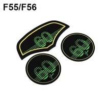 미니쿠퍼악세사리 자동차 컵 패드 그루브 미끄럼 방지 매트 미니 쿠퍼 S JCW 클럽맨 F54 F55 F56 F60 컨트리맨 3 개-869, 6.3PCS D