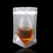 업소용 포장 지퍼백 PET 투명 스탠딩 파우치 폴리백 10cmX17cm 200매