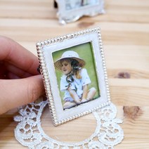 미니미소 심플 라인 액자 납골당꾸미기 작은 사진 소품