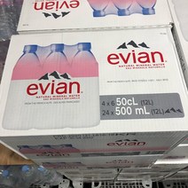 에비앙 천연 광천수 500ml x 24입