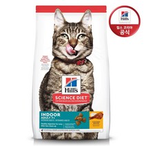 힐스 사이언스다이어트 힐스 고양이 사료 어덜트 7세 이상 인도어용 치킨 1.6KG, 인도어용 치킨 1.6KG 6446 /., 인도어용 치킨 1.6KG 6446 /.