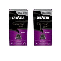 라바짜 에스프레소 인텐소 네스프레소 호환 커피 캡슐 10 팩 Lavazza Espresso Intenso Nespresso Compatible Coffee Capsules, 2팩