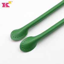 암소 가죽 숄더 백 핸들 40CM DIY 지갑 스트랩 핸드백 벨트 교체 여성용 가방 액세서리, 08 green