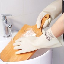 뉴니트릴 고무장갑 레터링, 대(L)