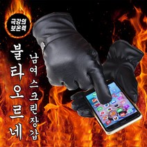 로즈엘리 불타오르네 올터치 남성 가죽장갑, 불타오르네 올터치 남성 가죽장갑-FREE