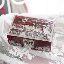 로렌3호 자개보석함 자개함 나전칠기보석함, T9로렌3호자개보석함(인디고):선물포장X