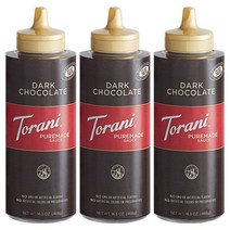 Torani 토라니 다크 초콜릿 퓨어메이드 소스 467G 3개