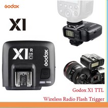 무선 동조기 카메라 촬영 조명 godox x1 ttl 라디오 플래시 트리거 송신기 및, 소니 리시버용