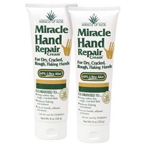 미라클 오브 알로에 핸드 리페어 크림 (8온스 2팩), 8 Fl Oz (Pack of 2)