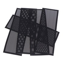 데스크상의케이스 컴퓨터케이스 미들타워케이스 5 Pcs PVC 먼지 필터 범용 DIY 쉴드 백 플레이트 호스트 배플 케이스 컴퓨터 섀시 I/O