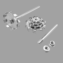 실험실 304 스테인레스 스틸 교반 막대 톱니 형 교반기 분산 디스크 원형 플레이트 프로, 70mm disk (no rod)