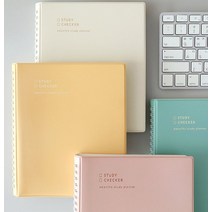 스터디 플래너 6개월용 다이어리 스케줄러, 밀키옐로우