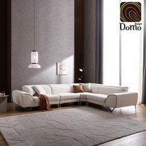 [도모디자인] 제니스 6인 코너 모듈형 조야 기능성 패브릭 소파, 오트밀