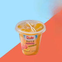 Dole 복숭아병조림 황도 복숭아 컵 198g, 단품