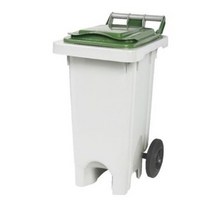 음식물 폐비닐 수거함 60L 페달형 쓰레기통 분리수거, 주황, 주황뚜껑 수거함 (페달), 1개